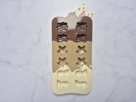 Molde silicona tricolor bombones regalitos y torres 